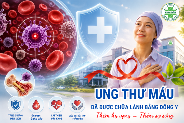 ung thư máu đã được chữa lành bằng đông y